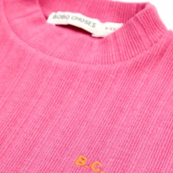 Fantasy Rib Turtle Neck Long Sleeve T Shirt by Bobo Choses