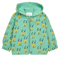 Faraway Castle AOP Zipped Baby Sweatshirt by Bobo Choses
