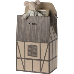 Farmhouse Gift Bag in Brown by Maileg