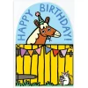 Farmyard Die Cut Birthday Greetings Card by Alice Bowsher for Wrap