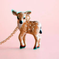 Fawn Ceramic Pendant by Camp Hollow