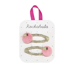Feelin' Peachy Hair Clips by Rockahula