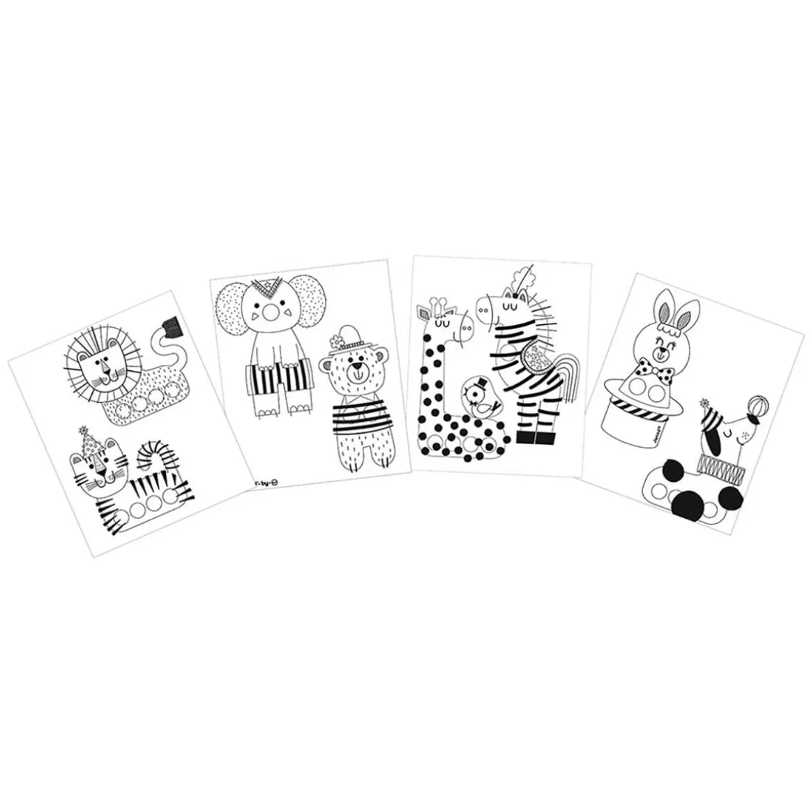 Finger Puppets To Colour 3D Creations by Janod