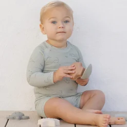 Finn Rashguard + Short Set in Dino by Quincy Mae