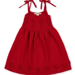 Fiol Knit Dress in Barbados Cherry by Konges Slojd - Last Ones In Stock - 2-4 Years