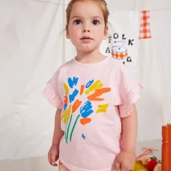 Fireworks Ruffle Baby T-Shirt by Bobo Choses - Last One In Stock - 3 Months