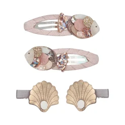 Fish And Shell Clic Clac Hair Clips by Mimi & Lula