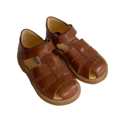 Fisherman Sandals in Cognac (Narrow Fit) by Angulus
