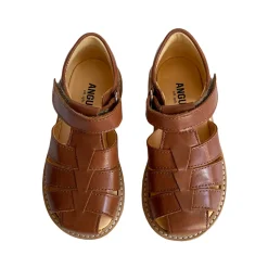 Fisherman Sandals in Cognac (Narrow Fit) by Angulus
