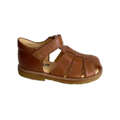 Fisherman Sandals in Cognac (Wide Fit) by Angulus - Last Ones In Stock - EUR 31-32