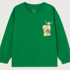 Fizvalley Kid's Long Sleeve T Shirt in Vintage Verdant by American Vintage