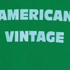Fizvalley Kid's Long Sleeve T Shirt in Vintage Verdant by American Vintage