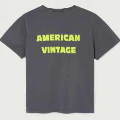 Fizvalley Kid's Round Neck T Shirt in Vintage Steel by American Vintage