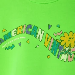 Fizvalley Kid's T Shirt in Fluorescent Absinthe by American Vintage - Last One In Stock - 11 Years