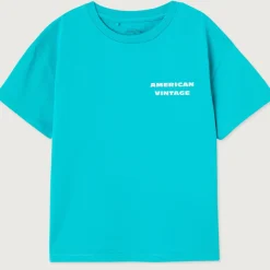 Fizvalley Kid's T Shirt in Vintage Aquatic by American Vintage