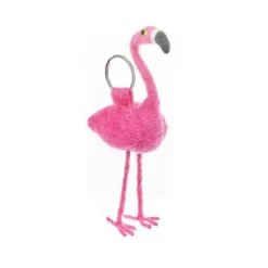 Flamingo Keyring by Felt So Good
