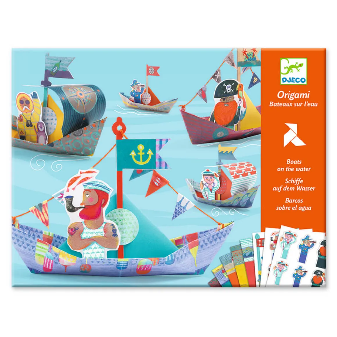 Floating Boats Origami Craft Kit by Djeco