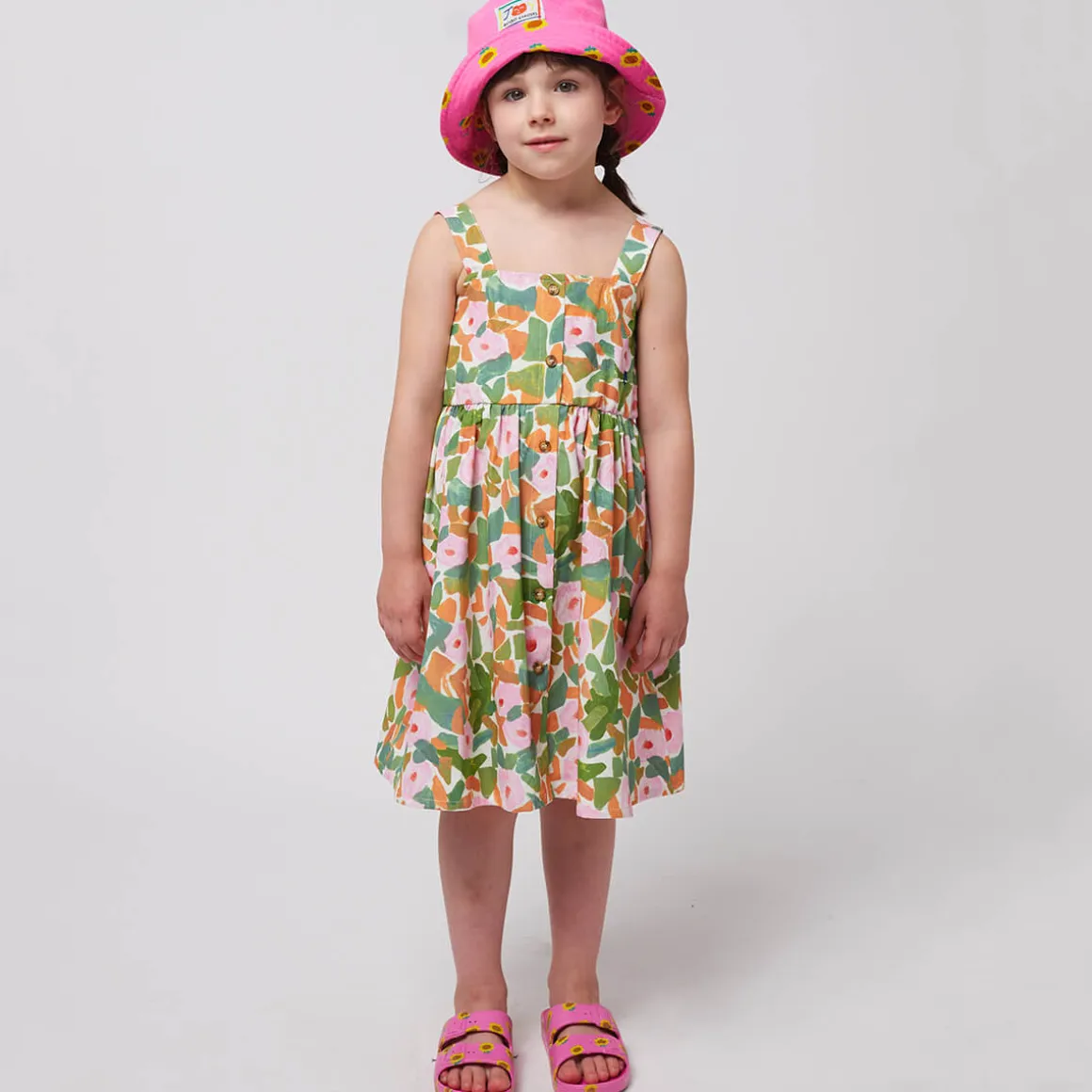 Floral Strap Dress by Bobo Choses