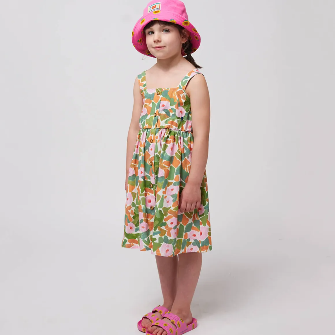Floral Strap Dress by Bobo Choses