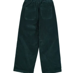 Flower Corduroy Pants in Green by Jelly Mallow - Last Ones In Stock - 4-7 Years