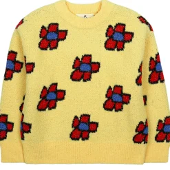 Flower Fluffy Sweater by Jelly Mallow - Last Ones In Stock - 4-7 Years