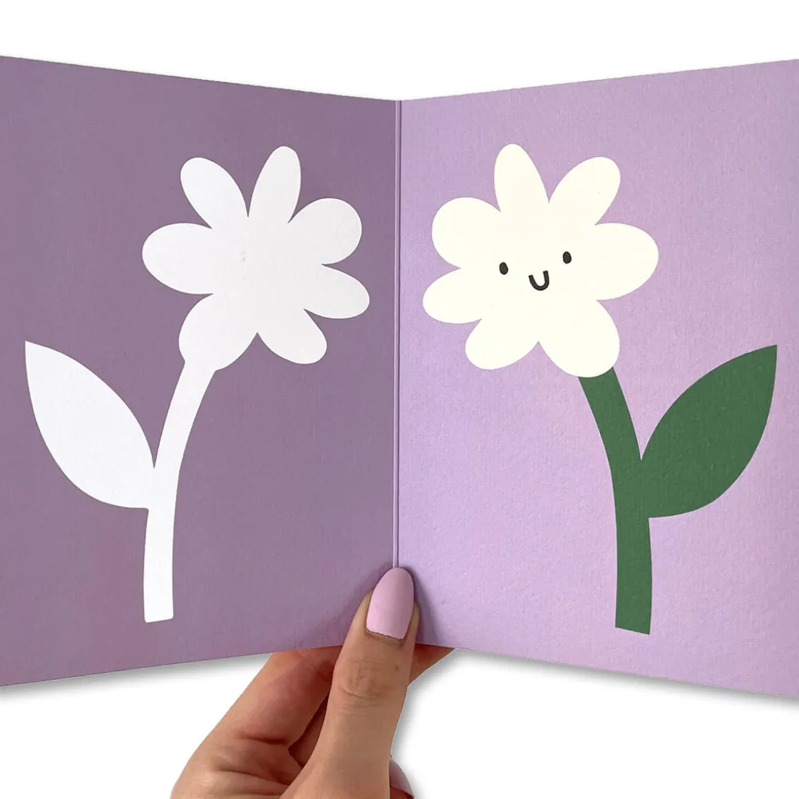 Flower Greetings Card by Rumble Cards