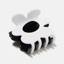 Flower Hair Claw in Black & White by Chunks