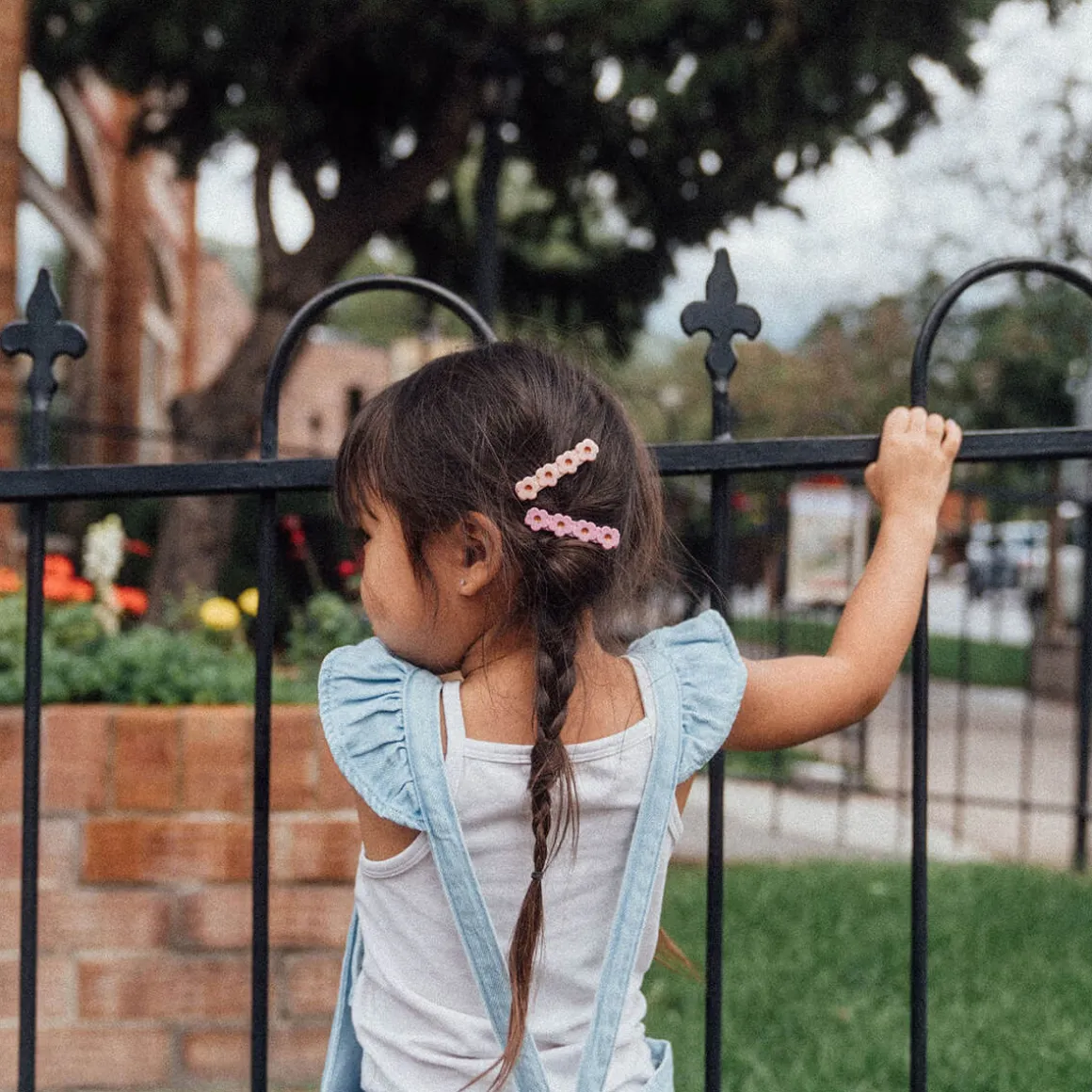 Flower Hair Clip in Blow Pop by Wunderkin Co