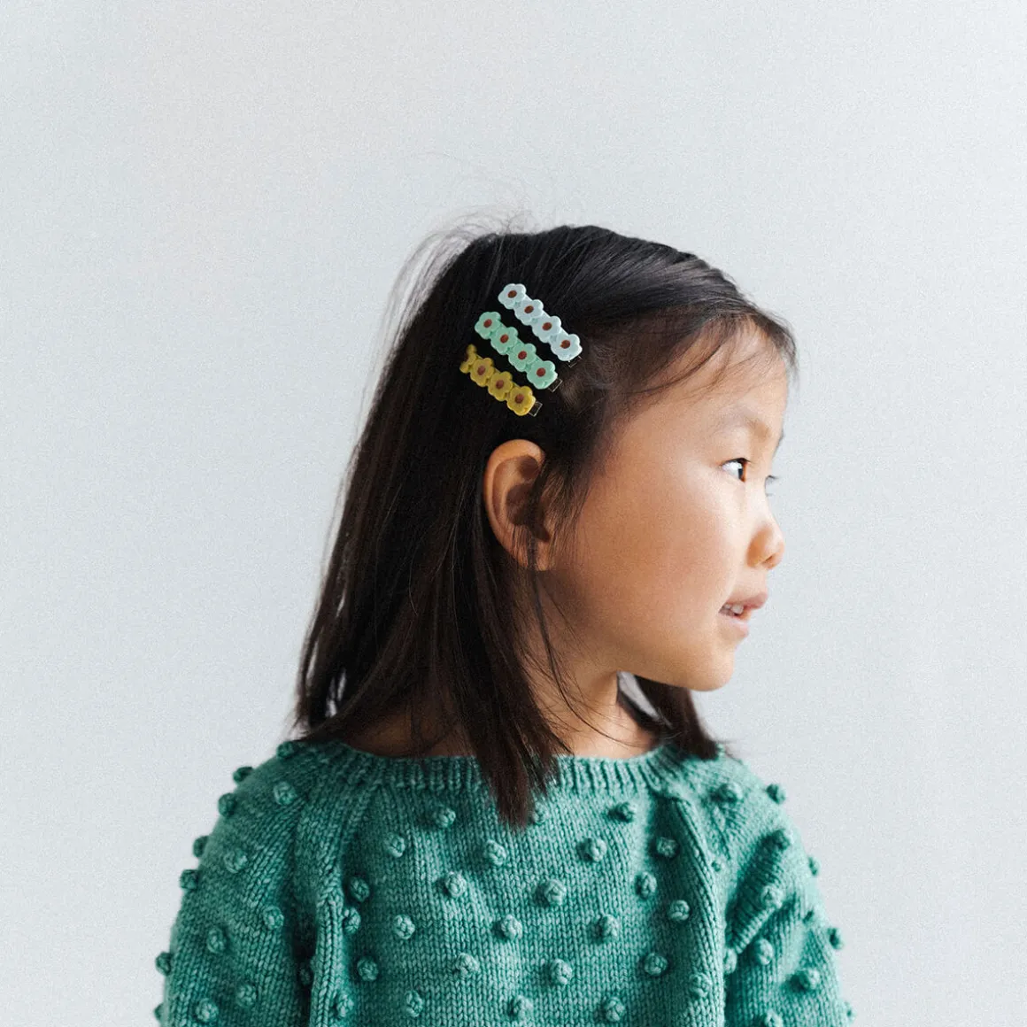 Flower Hair Clip in Midcentury by Wunderkin Co
