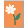 Flower Mini Greetings Card by Rumble Cards