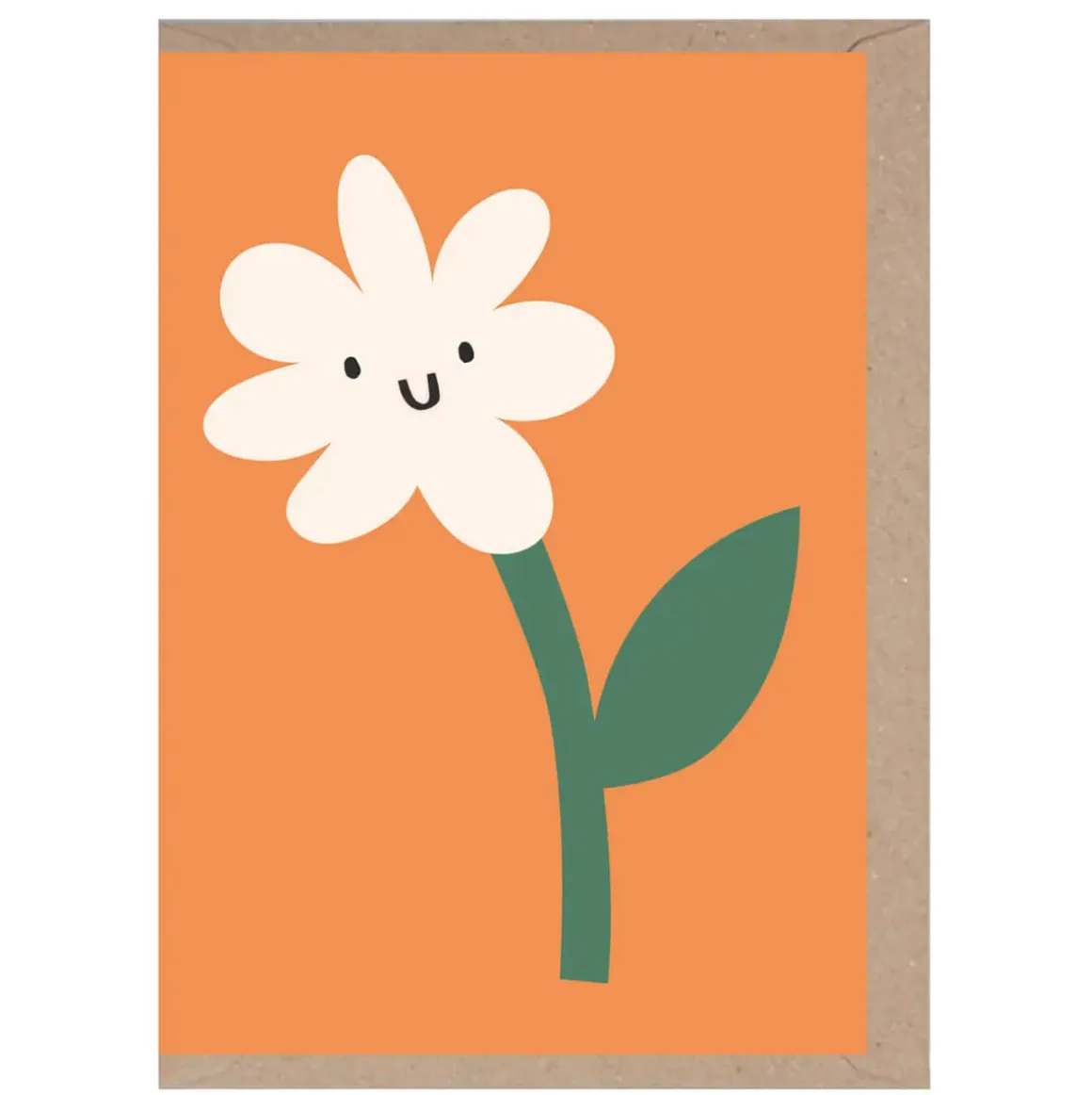 Flower Mini Greetings Card by Rumble Cards