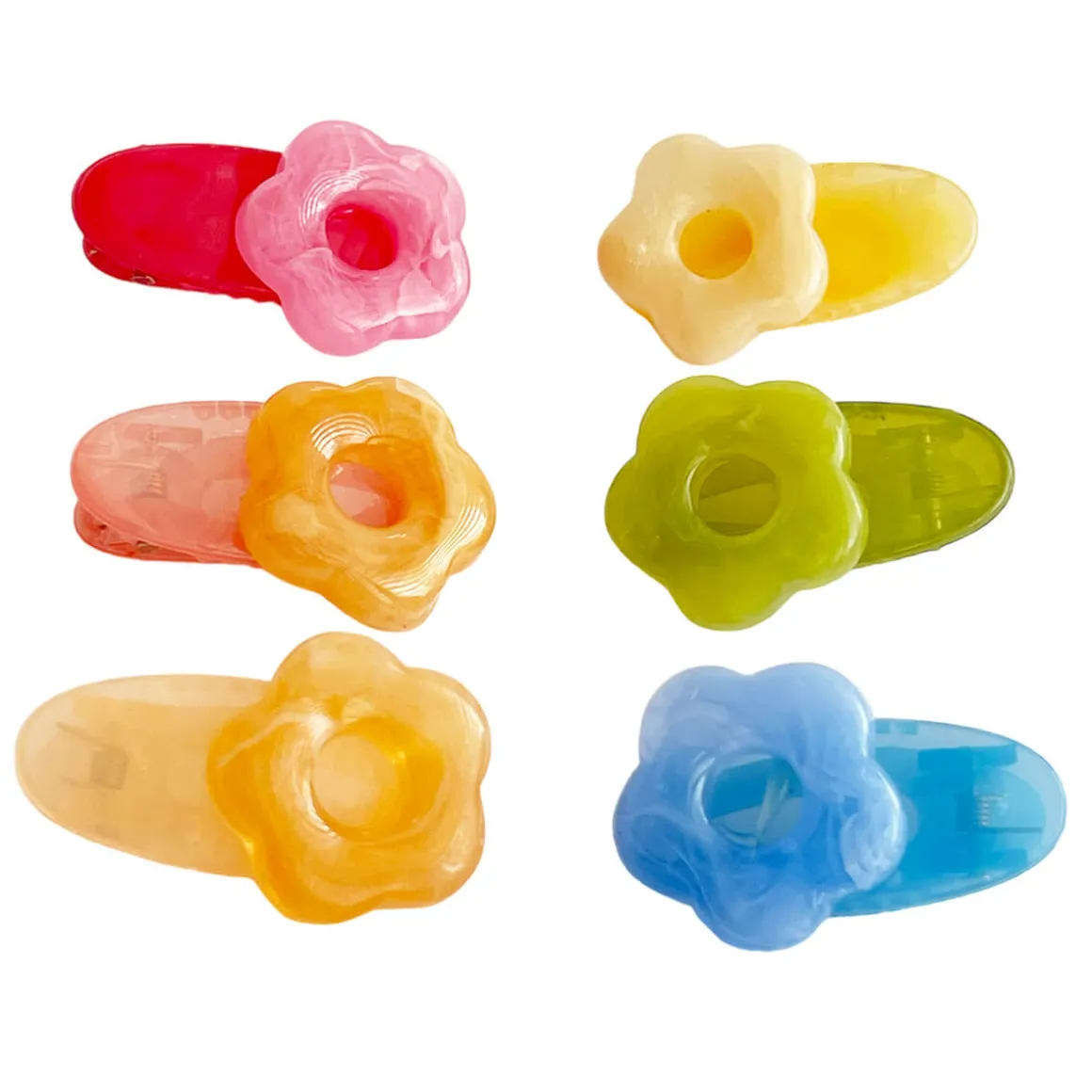 Flower Power Mini Hair Clip in Various Colours by Hello Sakura