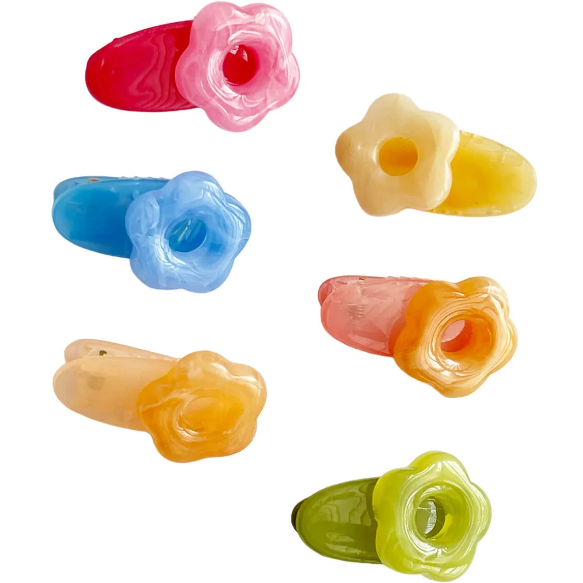 Flower Power Mini Hair Clip in Various Colours by Hello Sakura