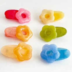 Flower Power Mini Hair Clip in Various Colours by Hello Sakura
