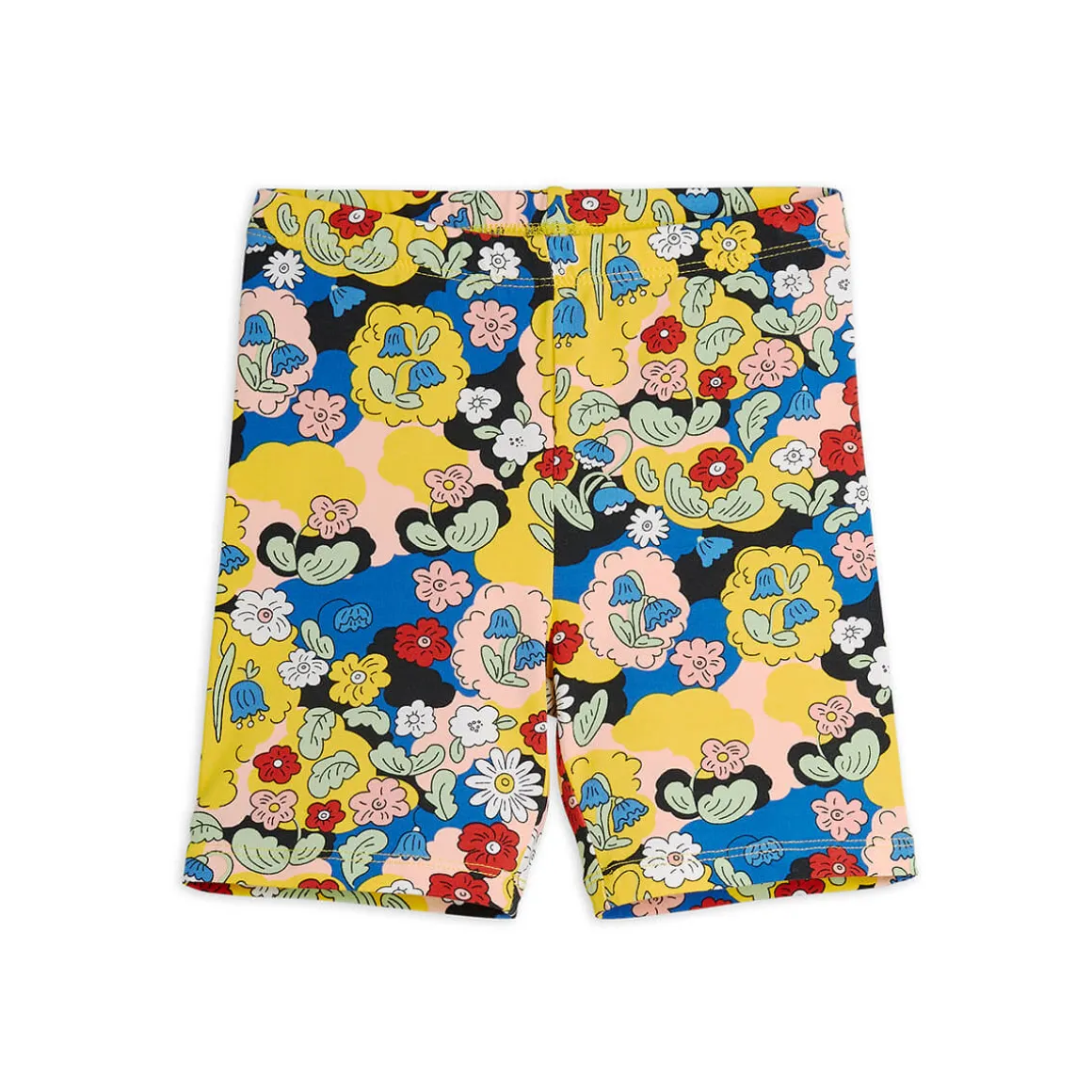 Flowers AOP Bike Shorts in Multi by Mini Rodini