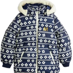 Flowers AOP Hooded Puffer Jacket by Mini Rodini