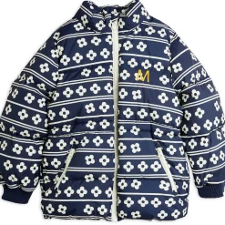 Flowers AOP Hooded Puffer Jacket by Mini Rodini