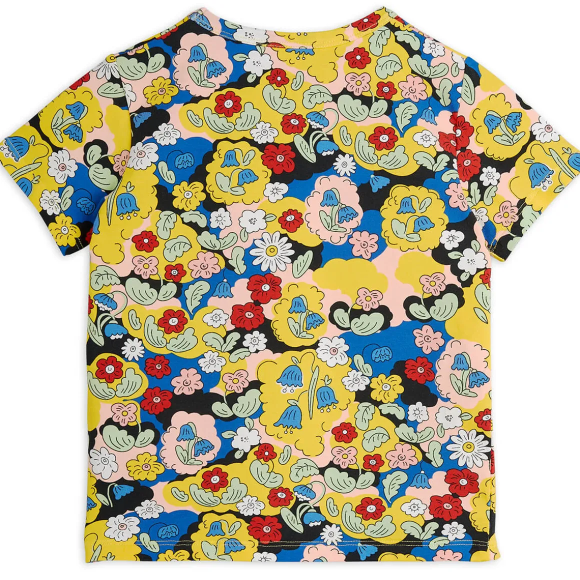 Flowers AOP Tee in Multi by Mini Rodini