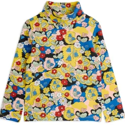 Flowers AOP Turtleneck in Multi by Mini Rodini