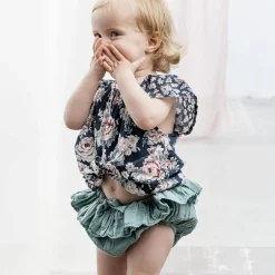 Flowers Baby Blouse by Tocoto Vintage - Last One in Stock - 6 Months