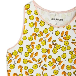 Flowers Lace Edge Tank by Mini Rodini - Last One In Stock - 128/134 (7-9 Years)
