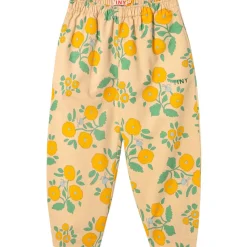 Flowers Pants in Dark Vanilla by Tinycottons