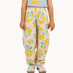 Flowers Pants in Dark Vanilla by Tinycottons