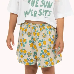 Flowers Shorts in Dark Vanilla by Tinycottons