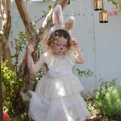 Fluffle Bunny Headband in Pink by Olli Ella