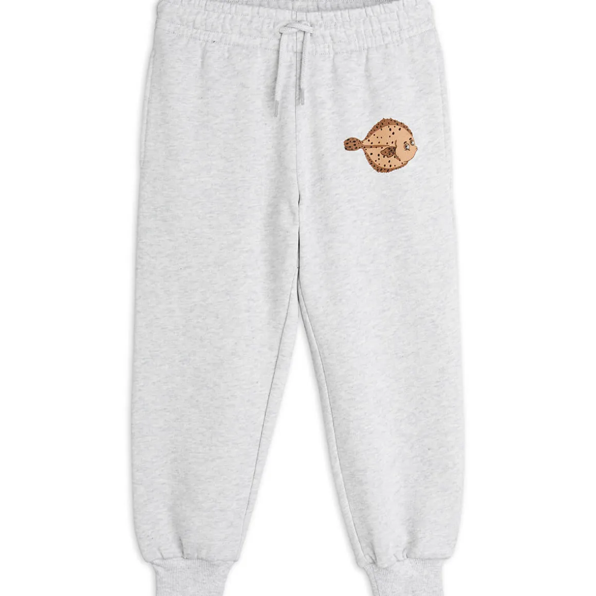 Flundra Sweatpants in Grey Melange by Mini Rodini
