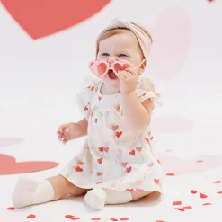 Flutter Dress in Heart Balloons by Quincy Mae