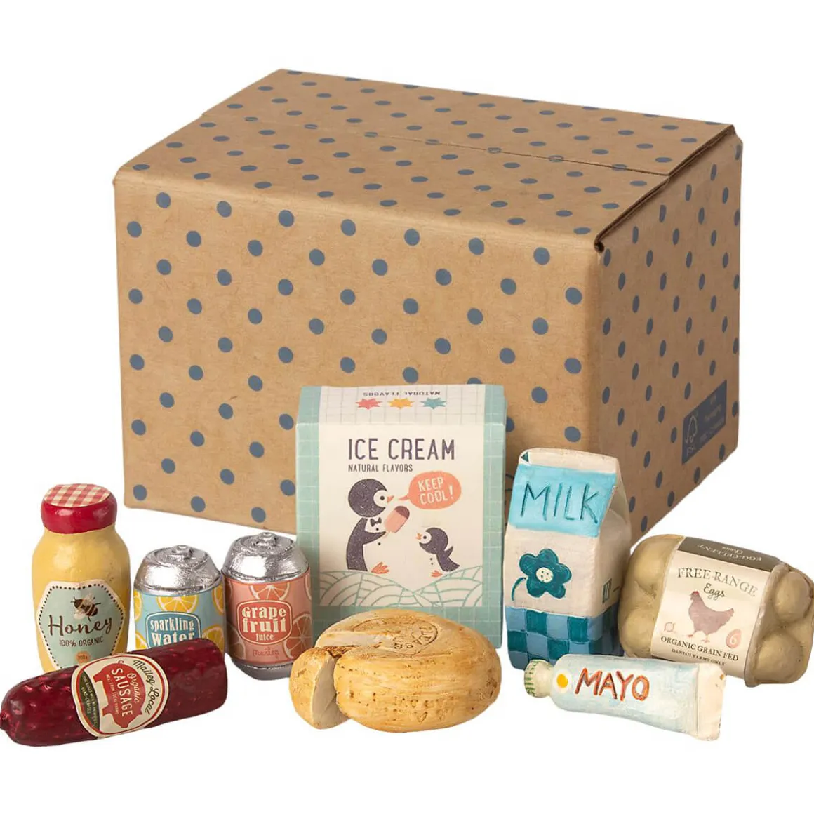 Food Grocery Box by Maileg
