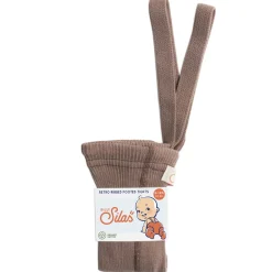 Footed Tights With Braces in Granola by Silly Silas