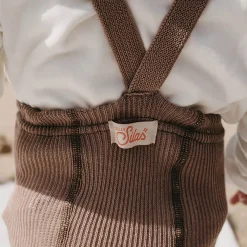 Footed Tights With Braces in Granola by Silly Silas